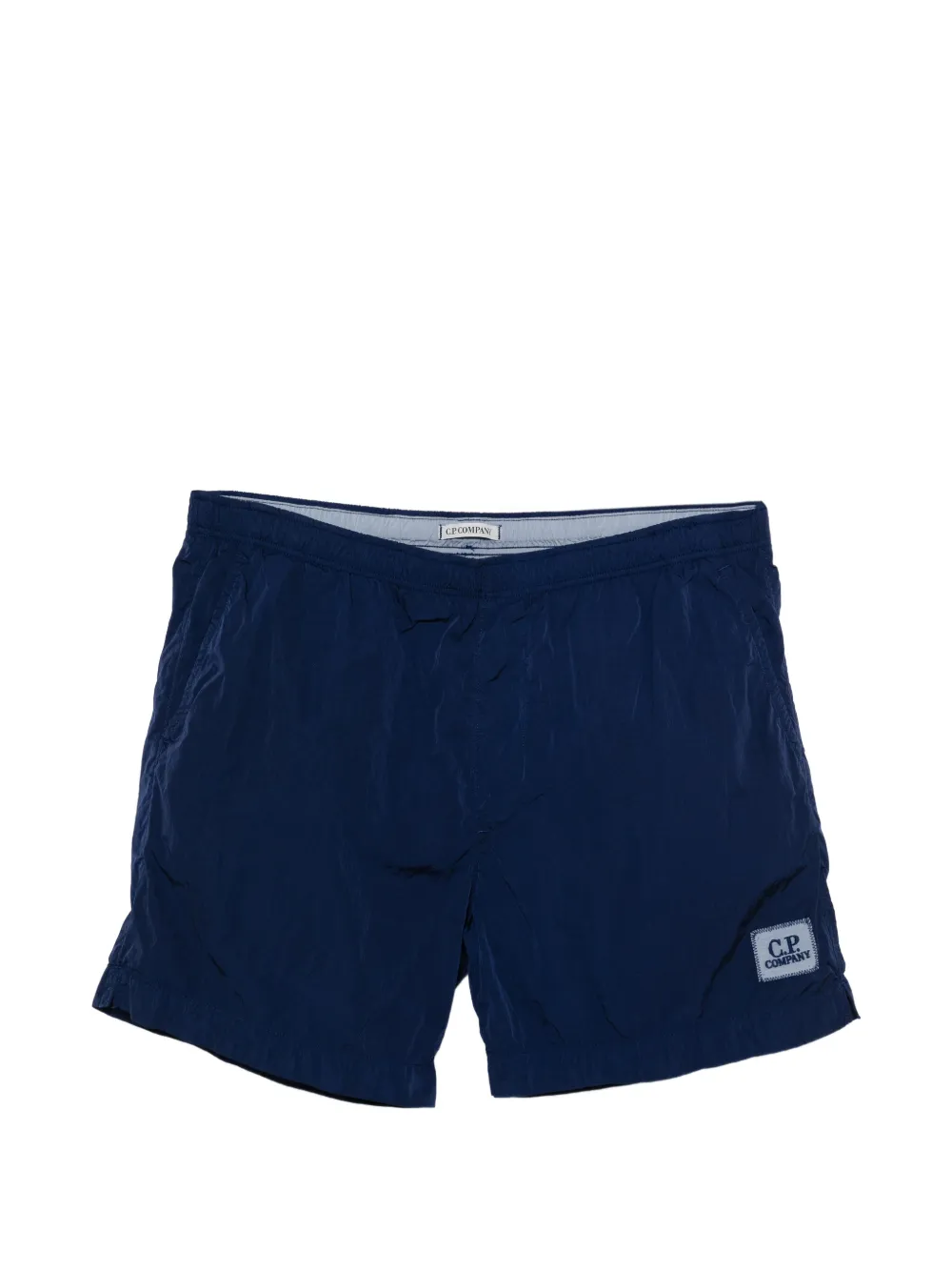 C.P. Company logo-patch swim shorts - Blu