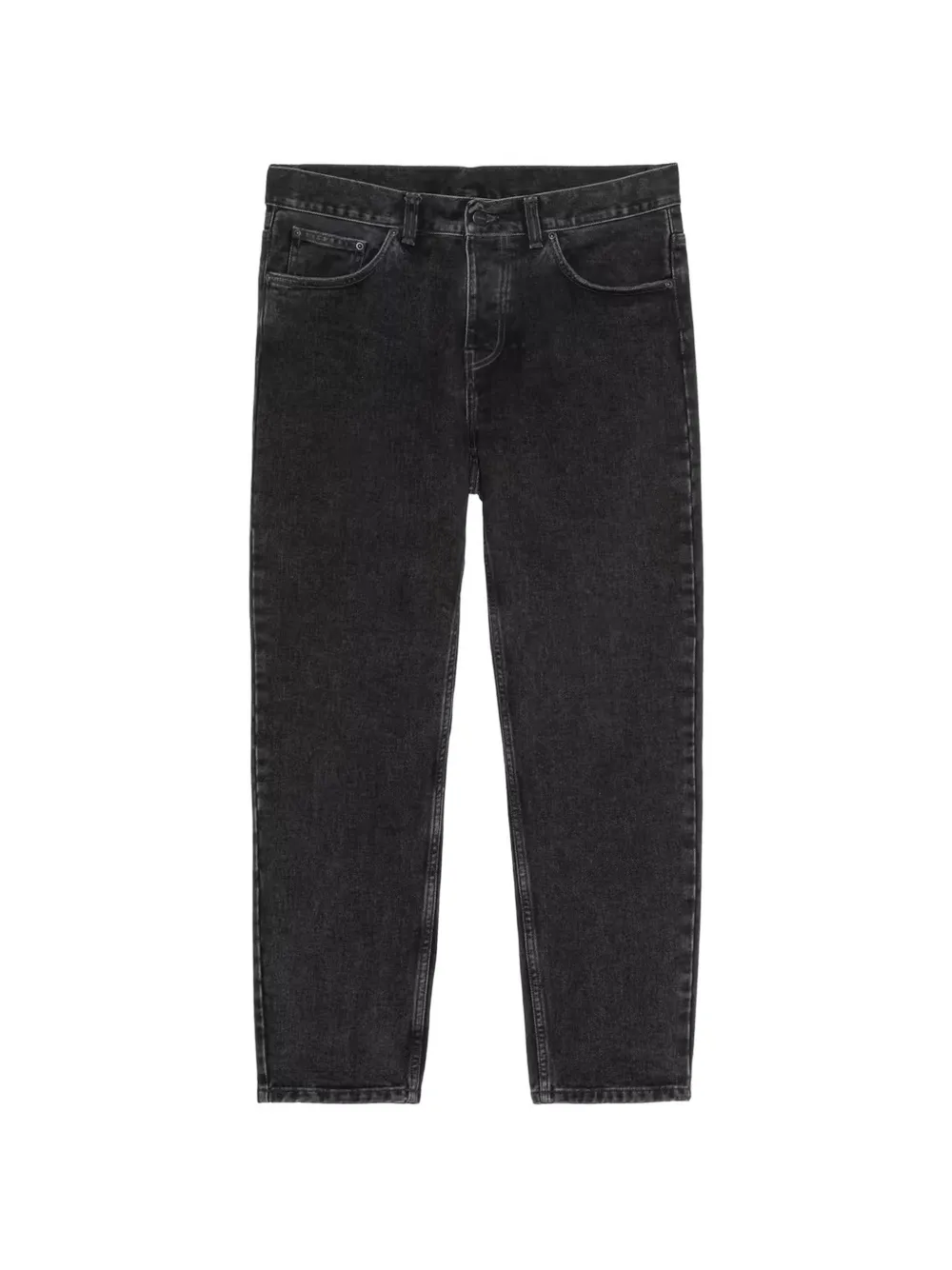 Carhartt WIP Newel logo-patch stone-washed jeans - Schwarz