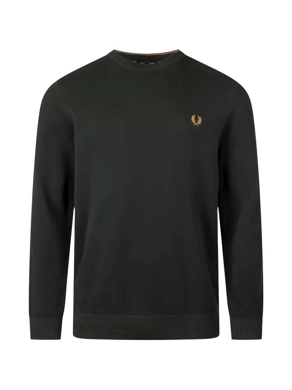 Fred Perry Laurel Wreath-embroidered sweater - Verde