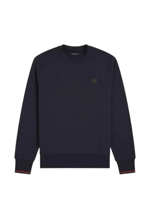 Fred Perry embroidered logo tipped sweater