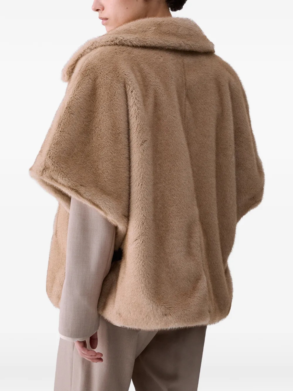 LIU JO Jack van imitatiebont met gespsluiting Beige