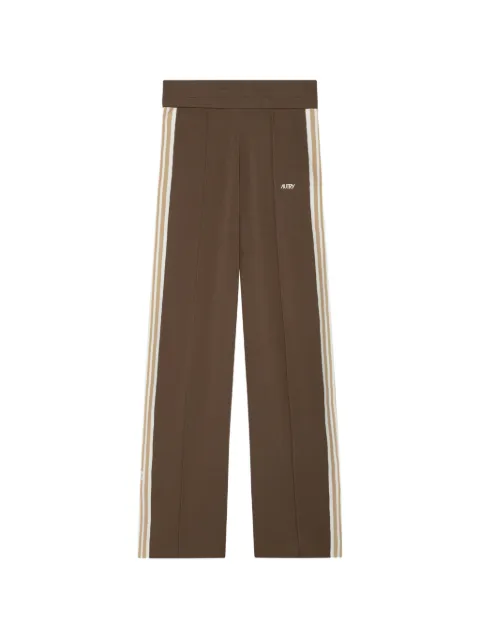 Autry pantalones con raya lateral y logo bordado