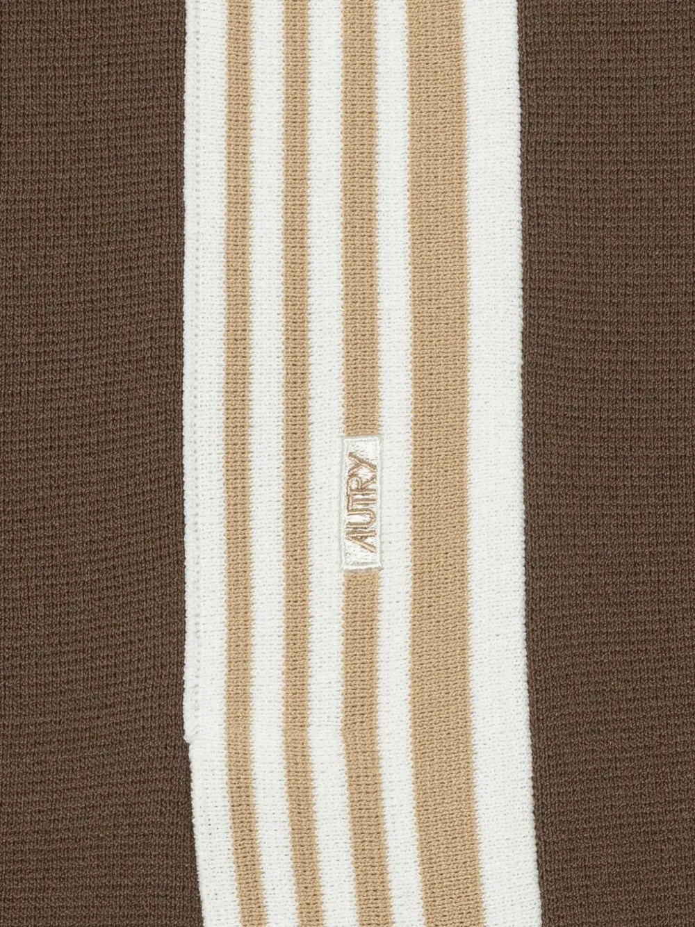Autry Broek met zijstreep en geborduurd logo Bruin