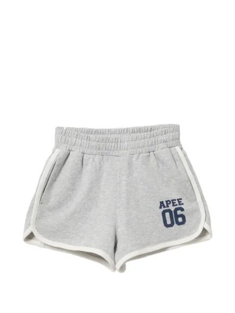 APEE™ by *A BATHING APE® logo printed shorts
