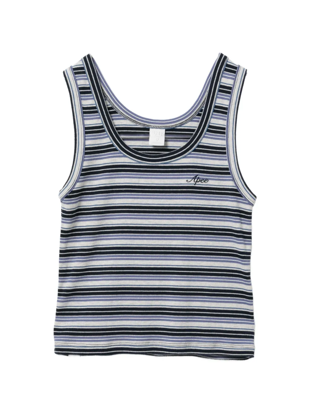 APEE™ by *A BATHING APE® logo embroidered strip top