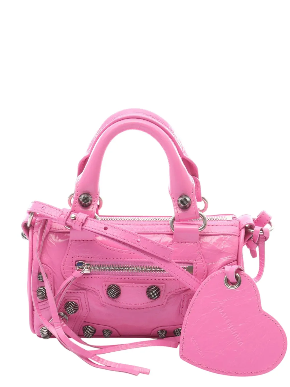 Balenciaga Pre-Owned 2010-2026 Lambskin Nano Le Cagole satchel - Rosa