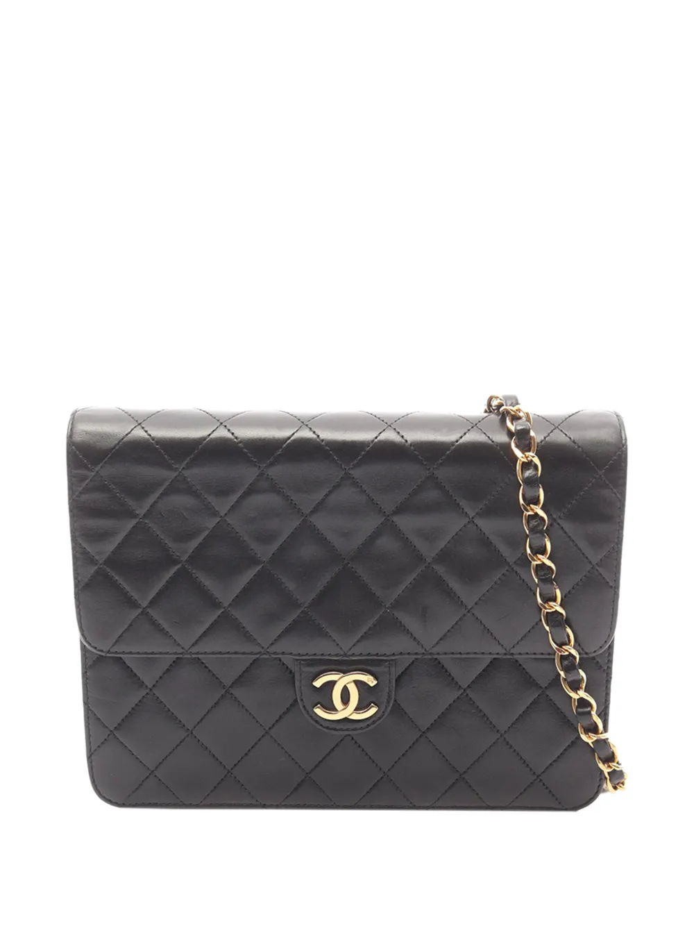 CHANEL Pre-Owned 1997-1999 CC Quilted Lambskin Single Flap shoulder bag - Nero