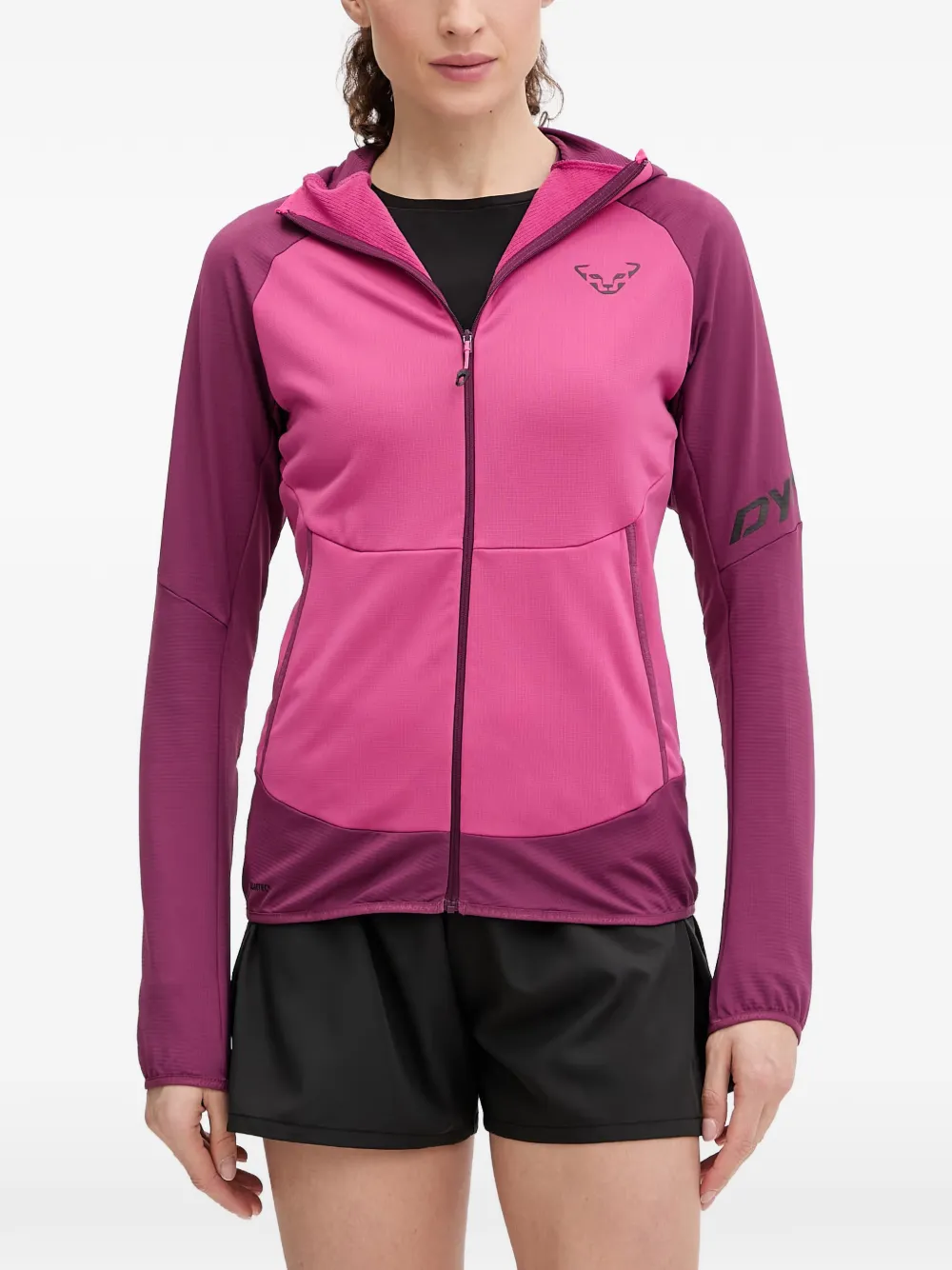 DYNAFIT Transalper Light Polartec logo-print hooded jacket - Pink