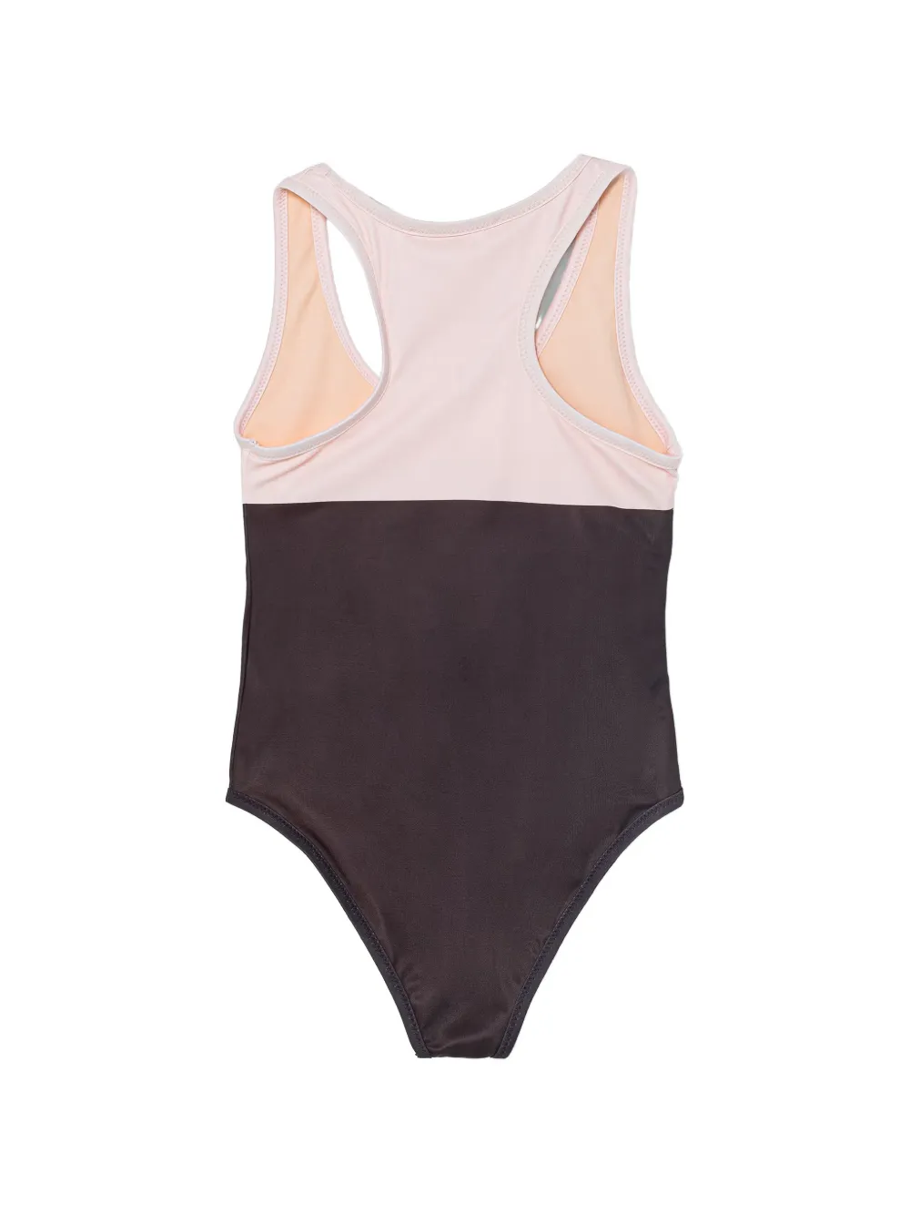 Elisabetta Franchi Kids logo-print racerback swimsuit Bruin