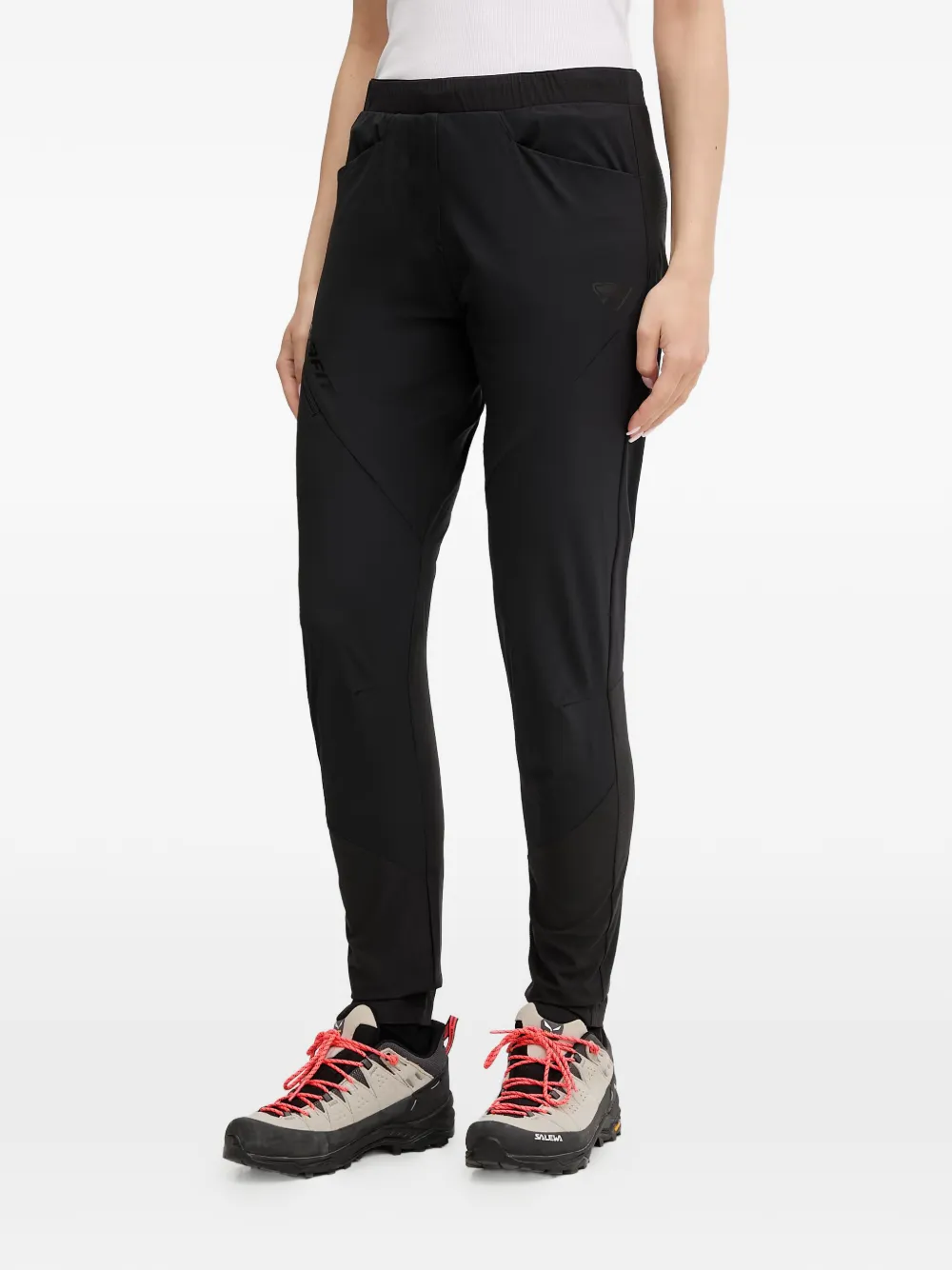 DYNAFIT logo-print panelled trousers - Nero
