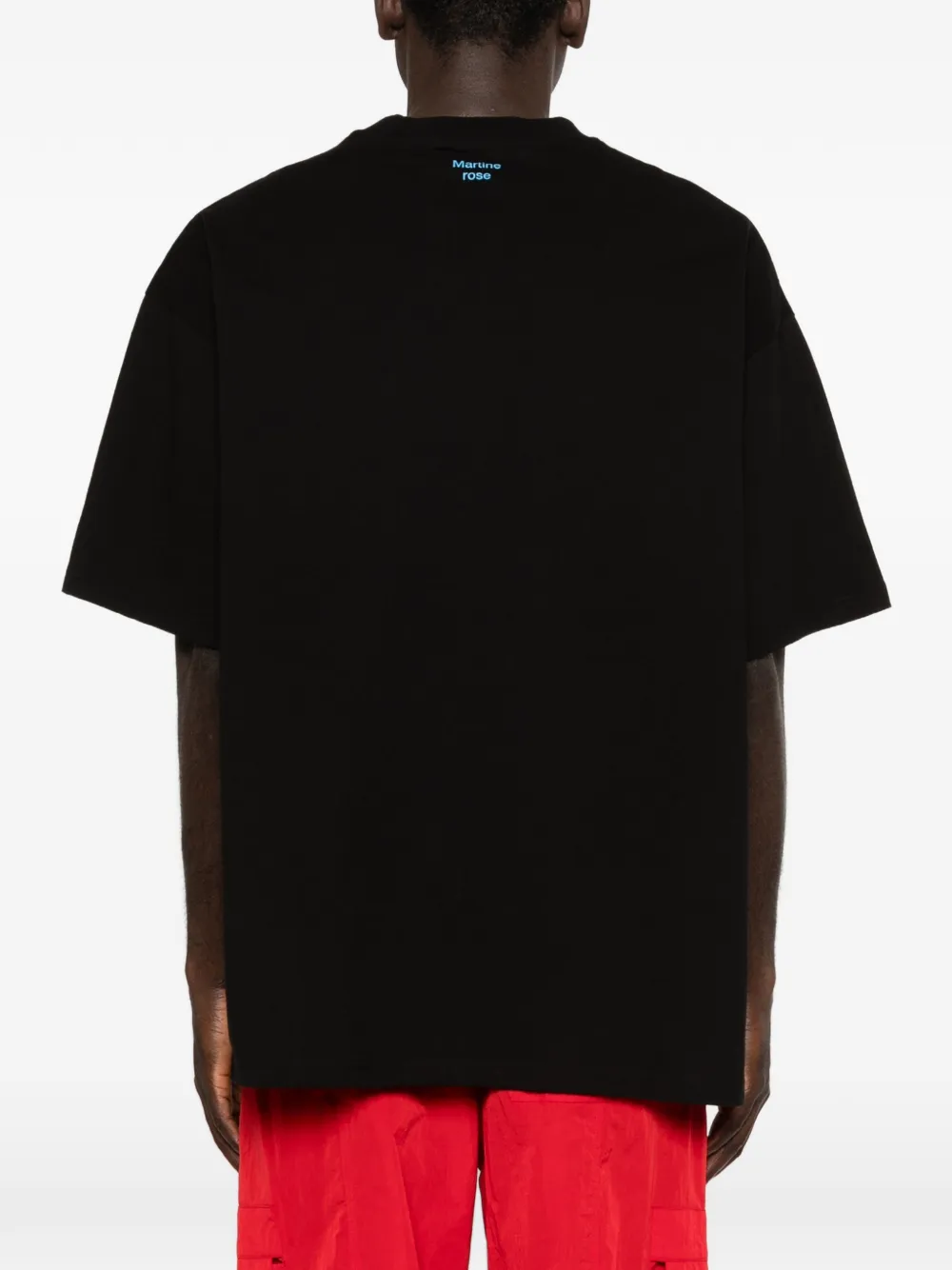 Martine Rose T-shirt met grafische print Zwart