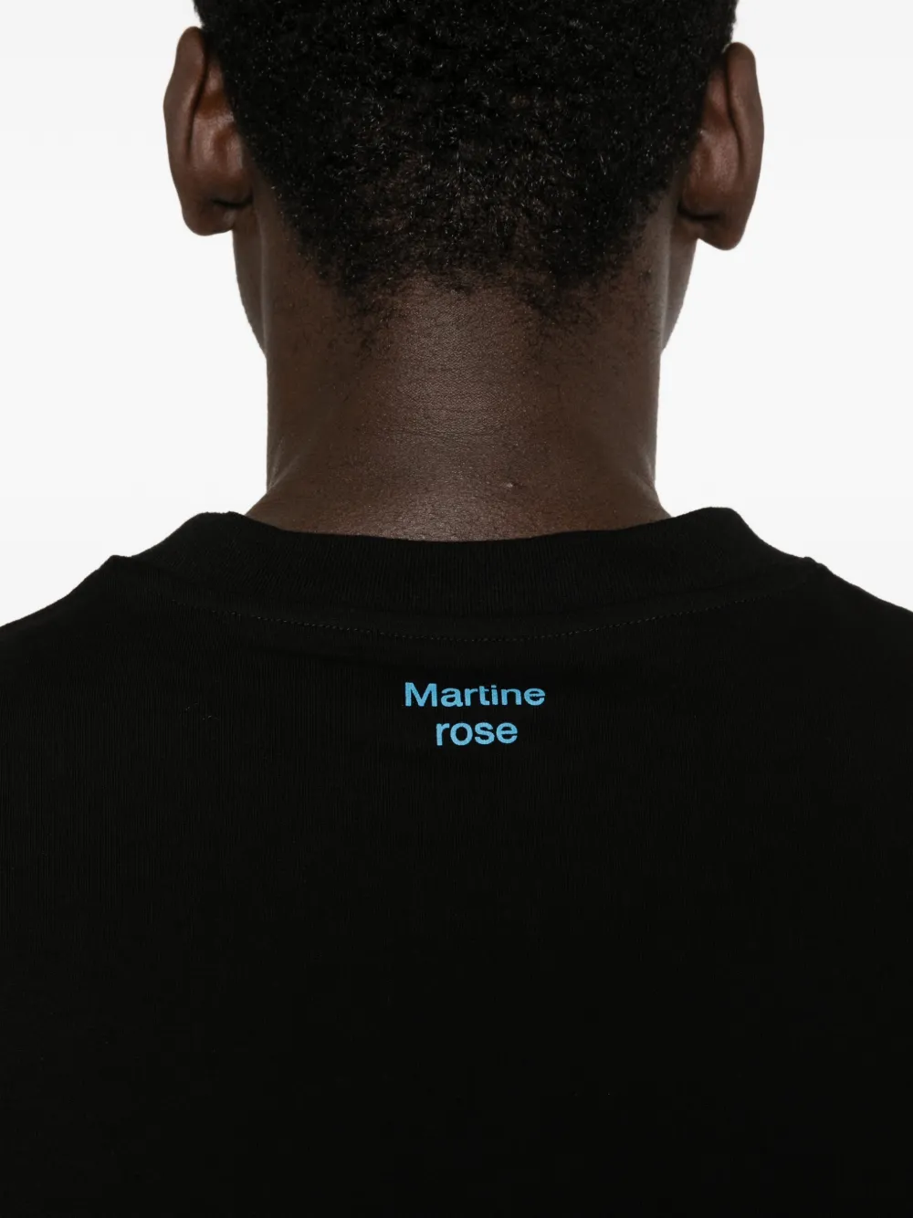 Martine Rose T-shirt met grafische print Zwart