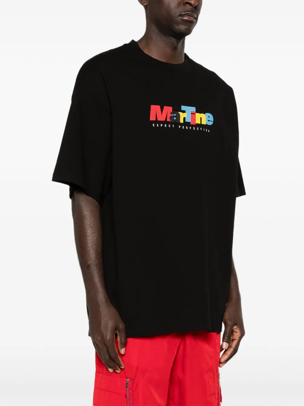 Martine Rose T-shirt met grafische print Zwart