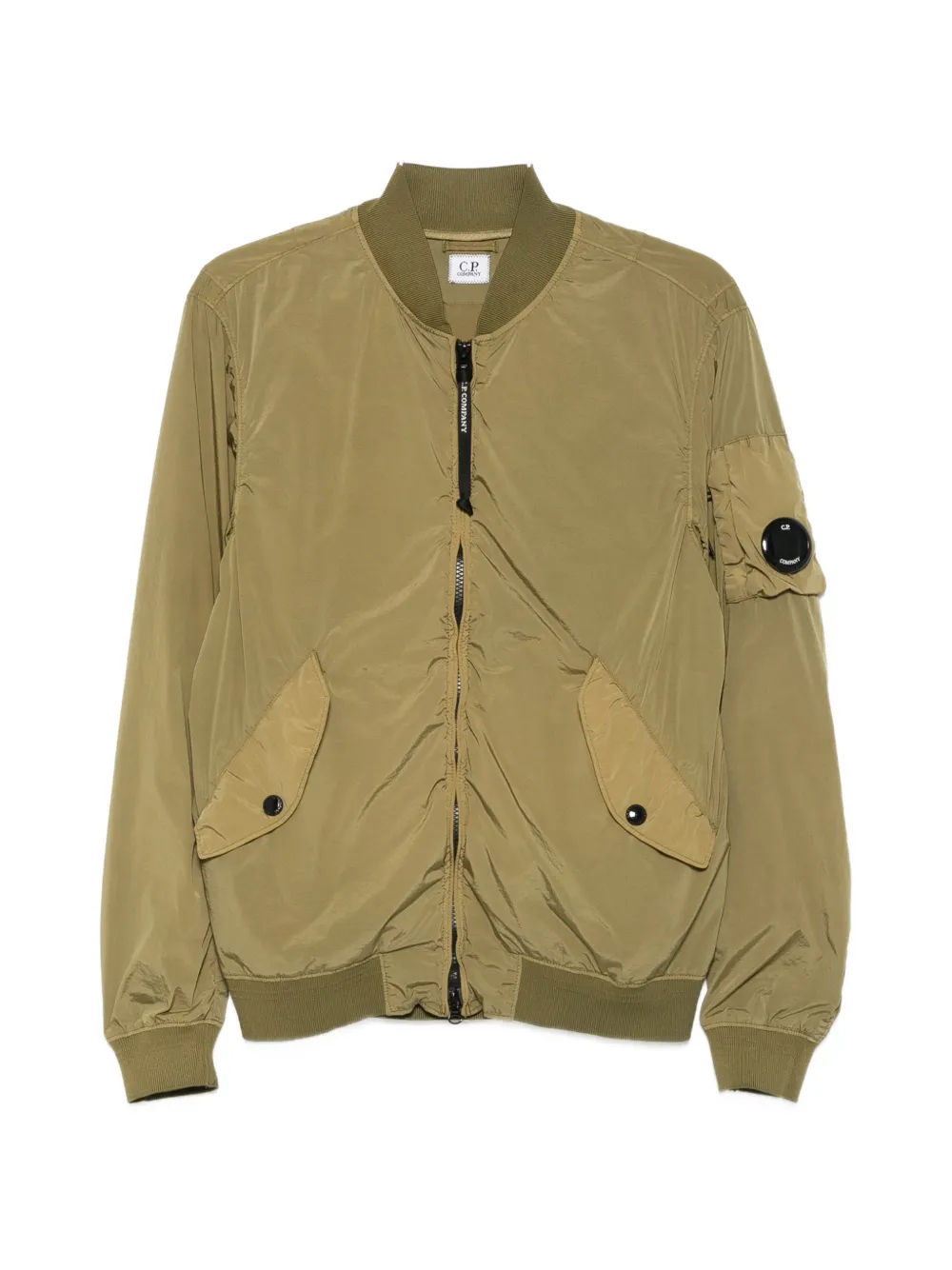 C.P. Company lens-detail bomber jacket - Grün