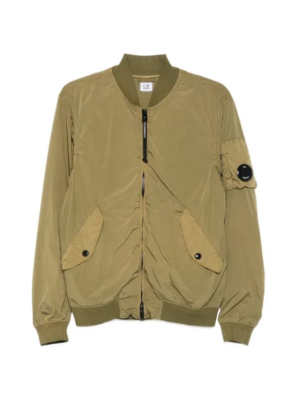 C.P. Company 中綿入り　NYCRAジャケット C.P. Company Nycra-R Lens Bomber Jacket | Green | FARFETCH