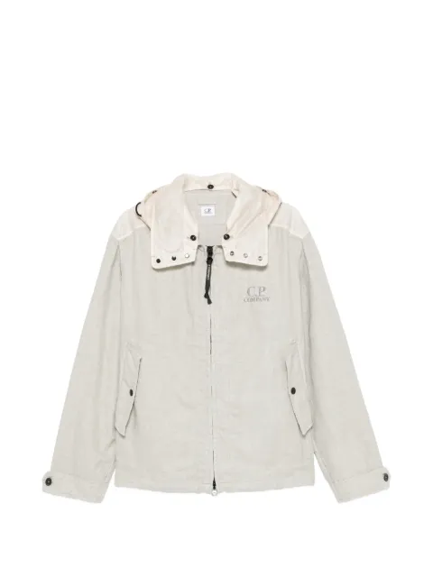 C.P. Company panelled hooded jacket
