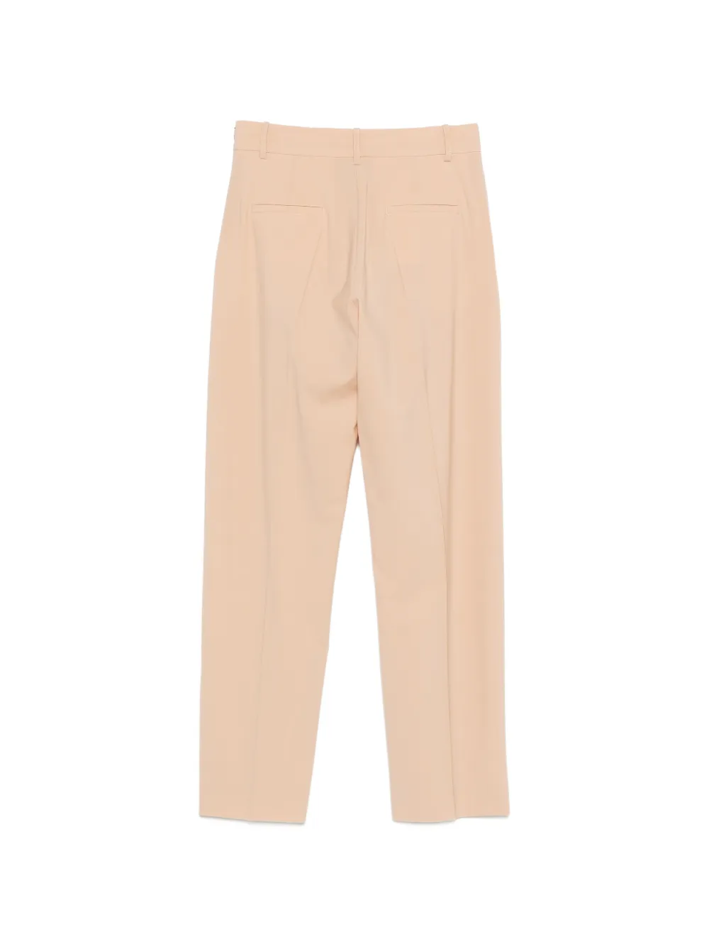 Alysi Broek met geplooide zak Beige