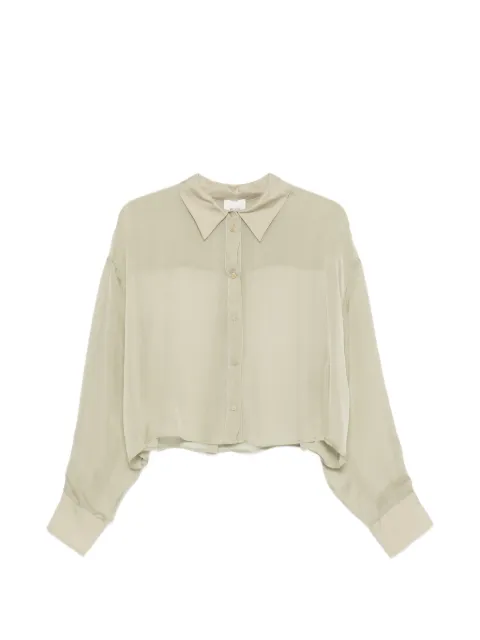 Alysi long-sleeve cropped shirt