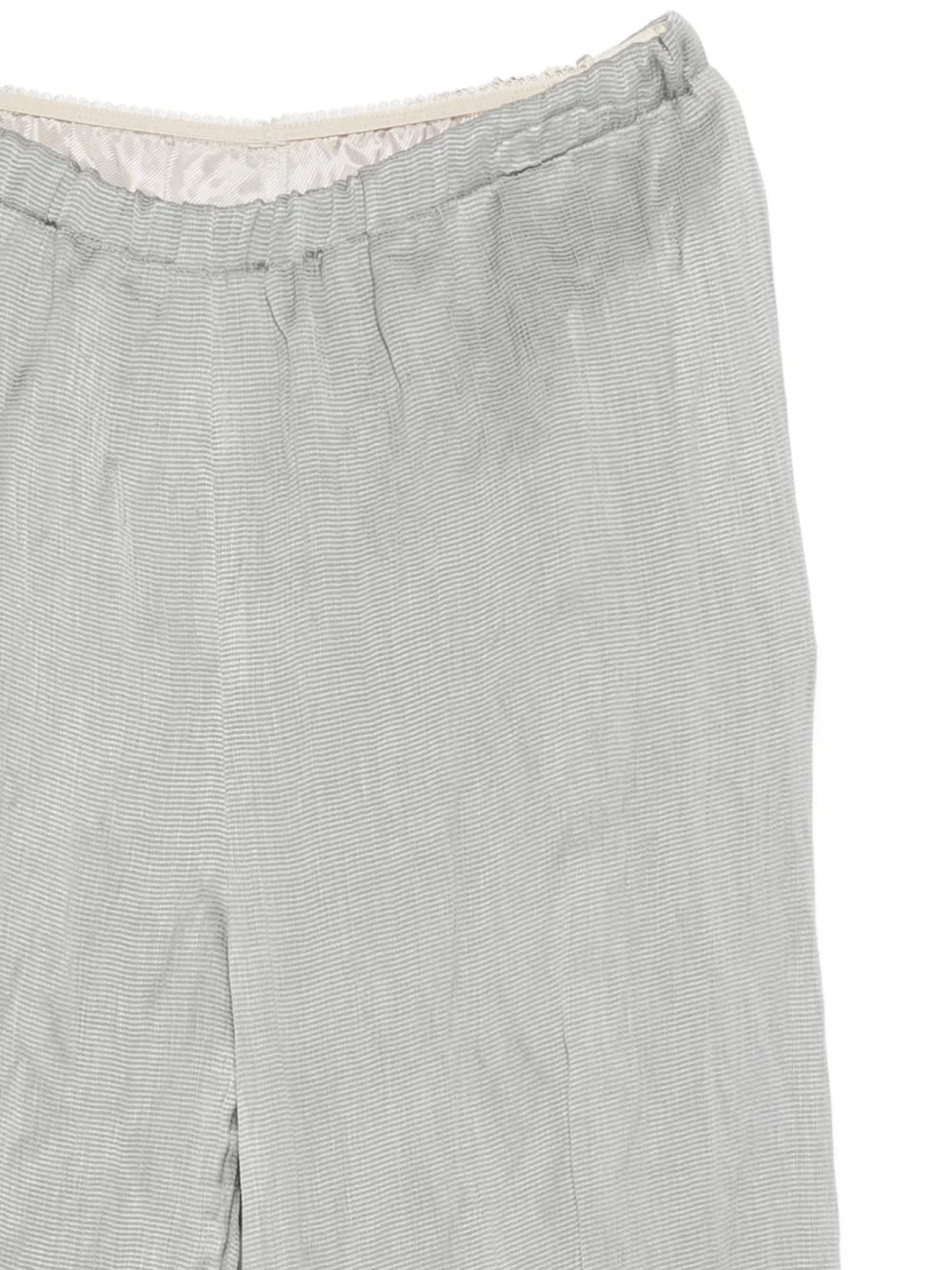 Alysi Broek met gestreept zak Grijs