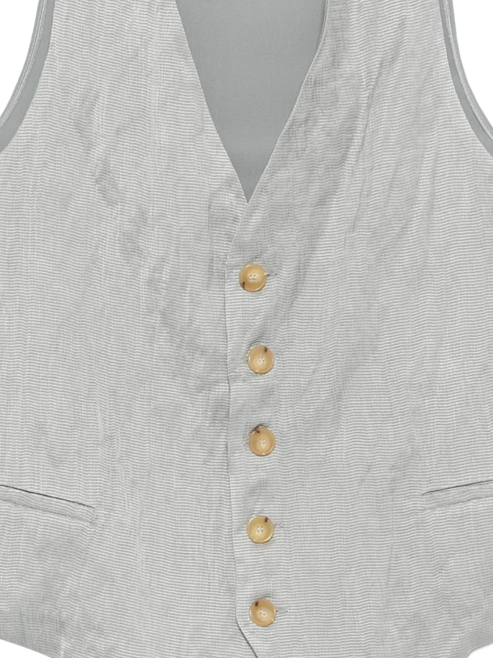 Alysi Gilet met knoopsluiting Grijs