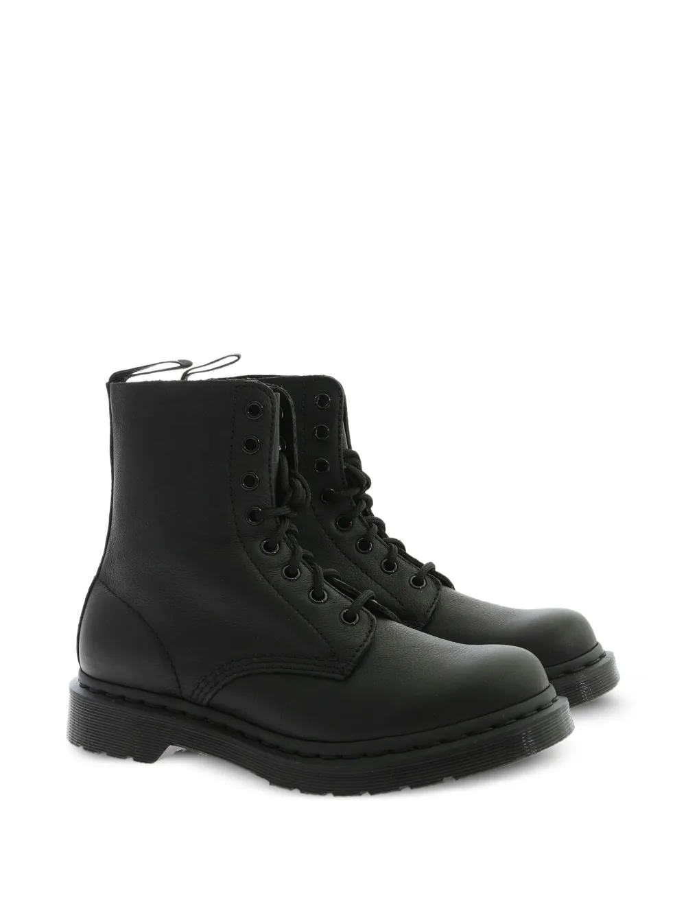 Dr. Martens Leren veterlaarzen Zwart