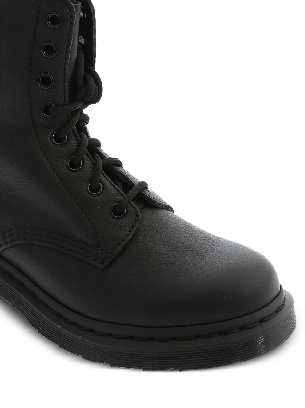 Dr. Martens Leren veterlaarzen Zwart