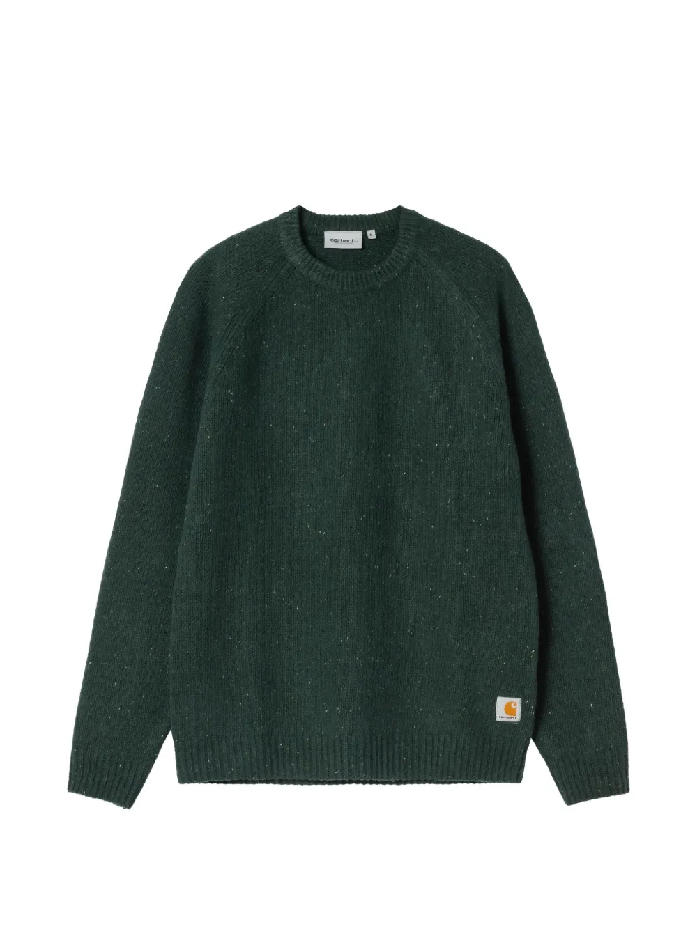 Carhartt WIP flecked raglan-sleeve sweater - Verde