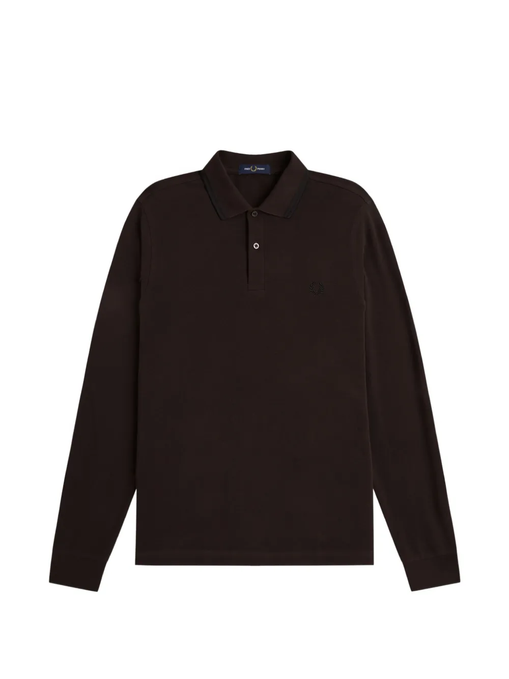 Fred Perry long-sleeve polo shirt - Marrone