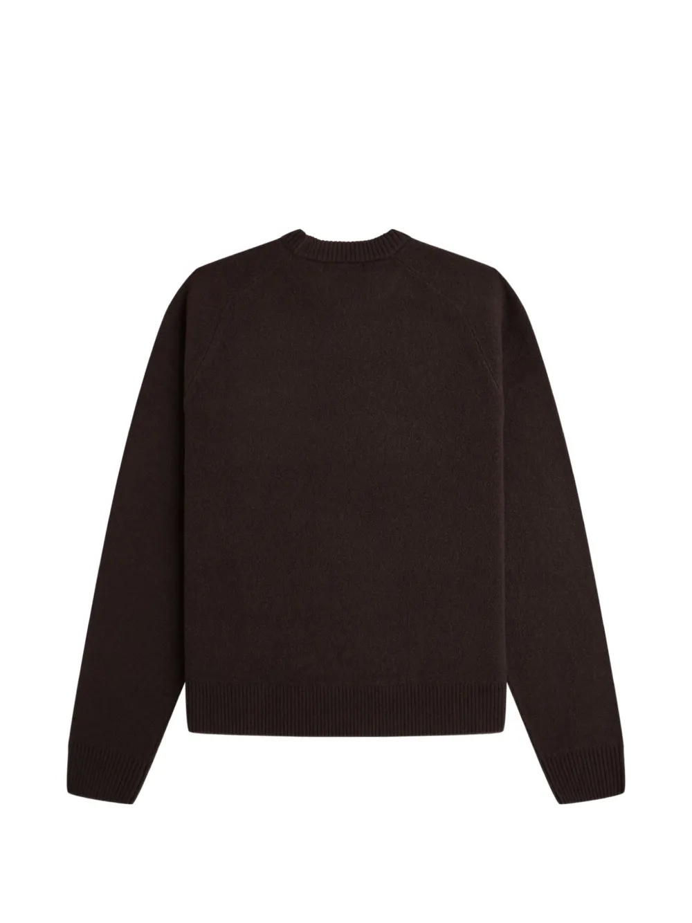 Fred Perry logo-embroidered raglan-sleeve sweater Bruin