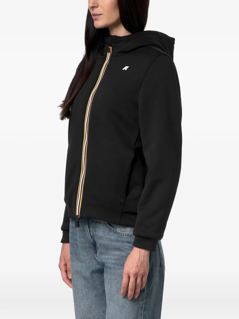 K-Way Omkeerbare hoodie Zwart