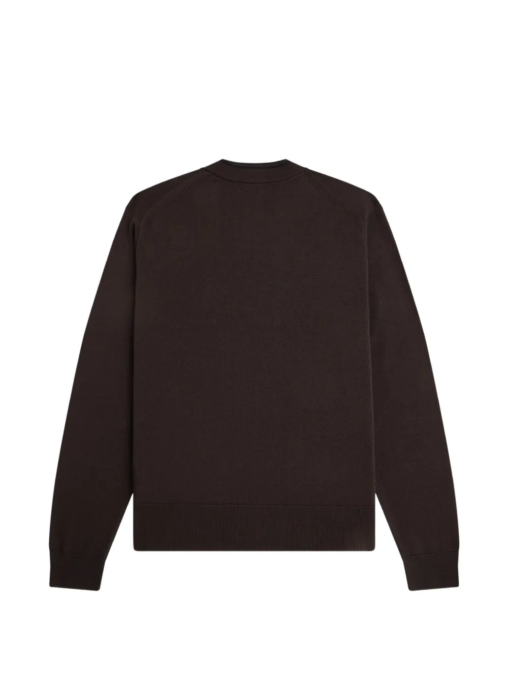 Fred Perry tipping-detail logo-embroidered cardigan Bruin