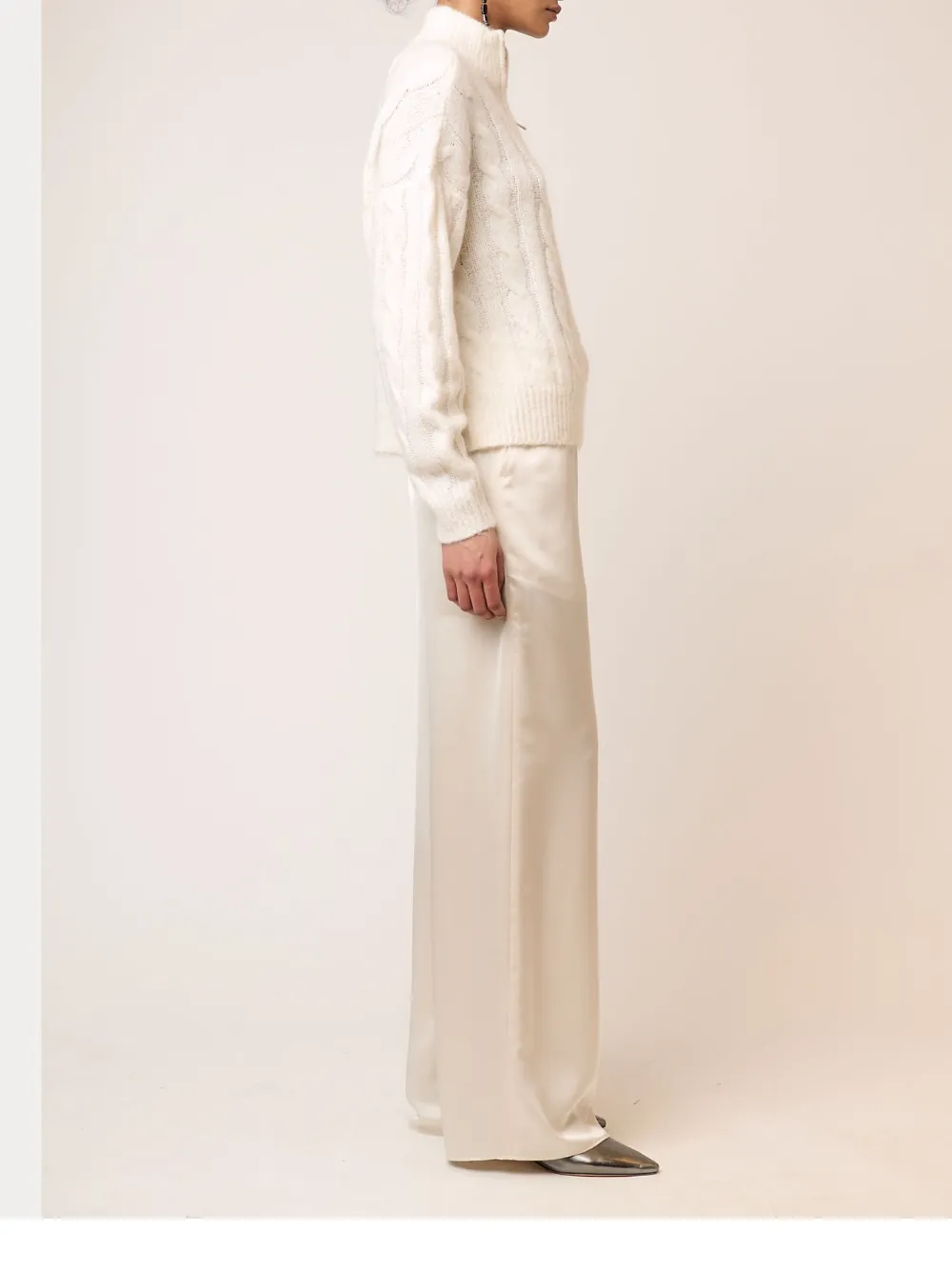 Lauren Ralph Lauren Kabelgebreide trui Beige