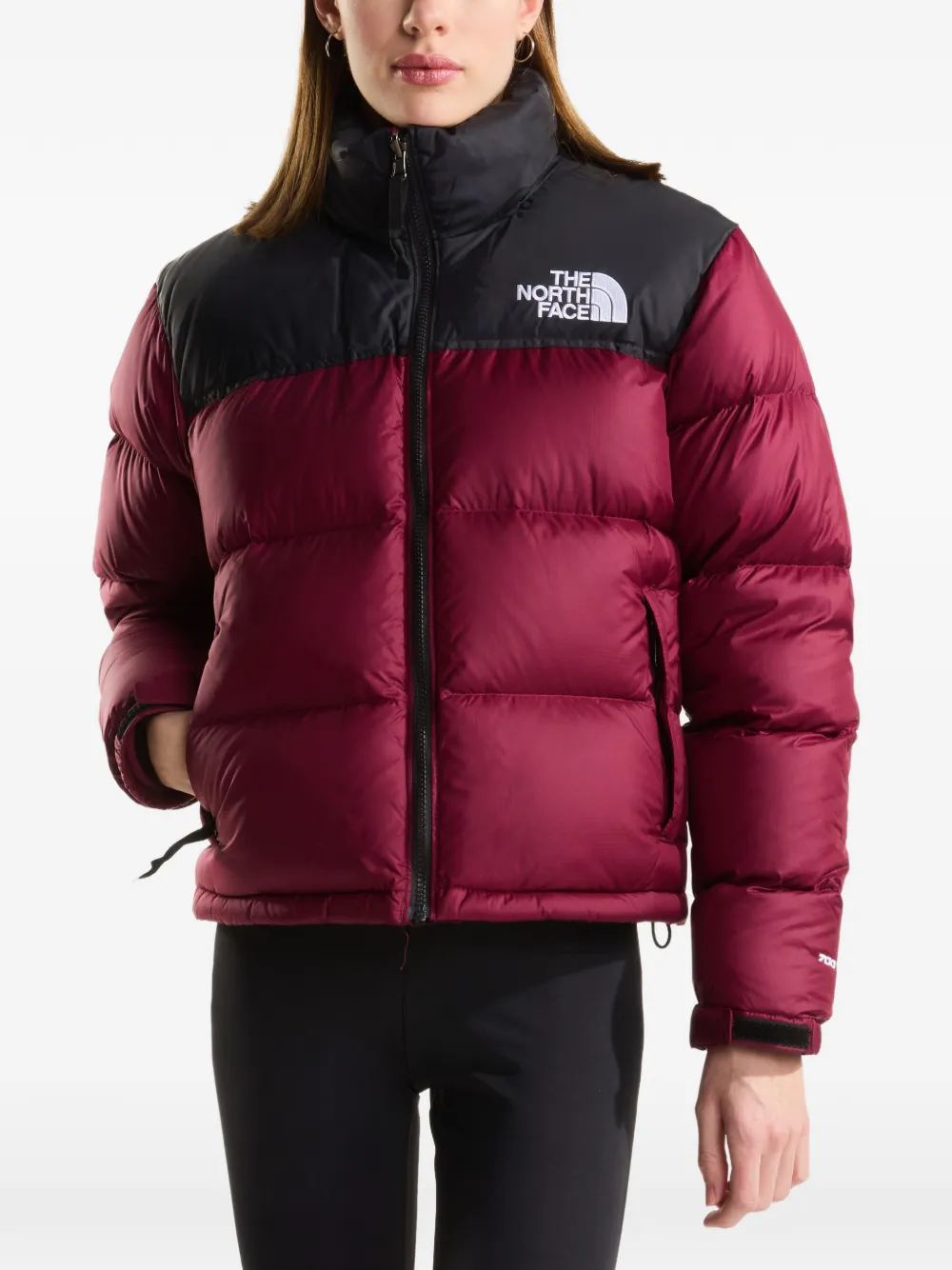 The North Face Donsjack met hoge hals Rood