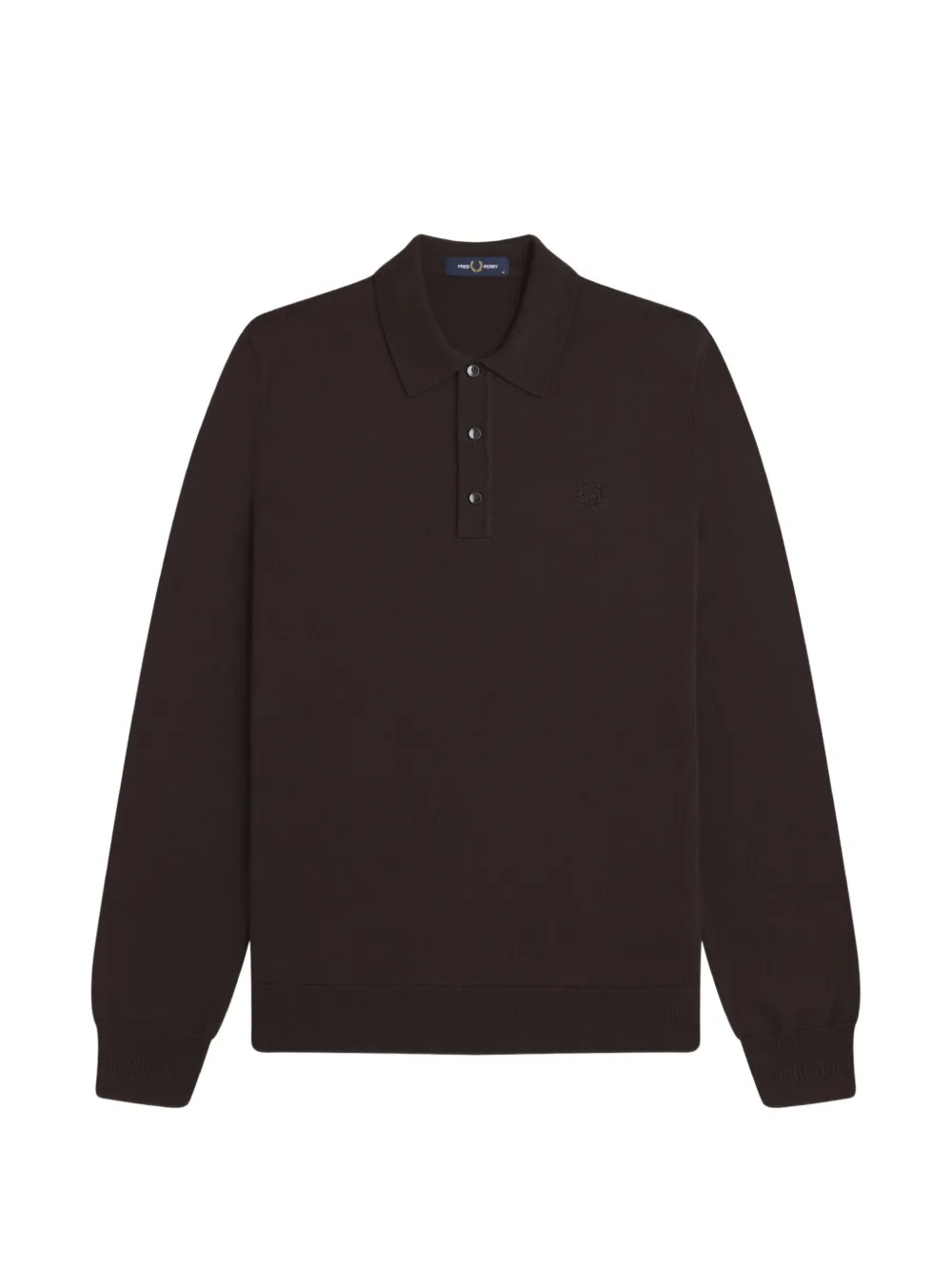 Fred Perry long-sleeve polo shirt - Marrone