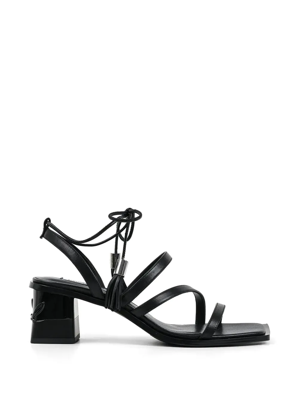 Karl Lagerfeld tassel-detail strappy sandals - Nero