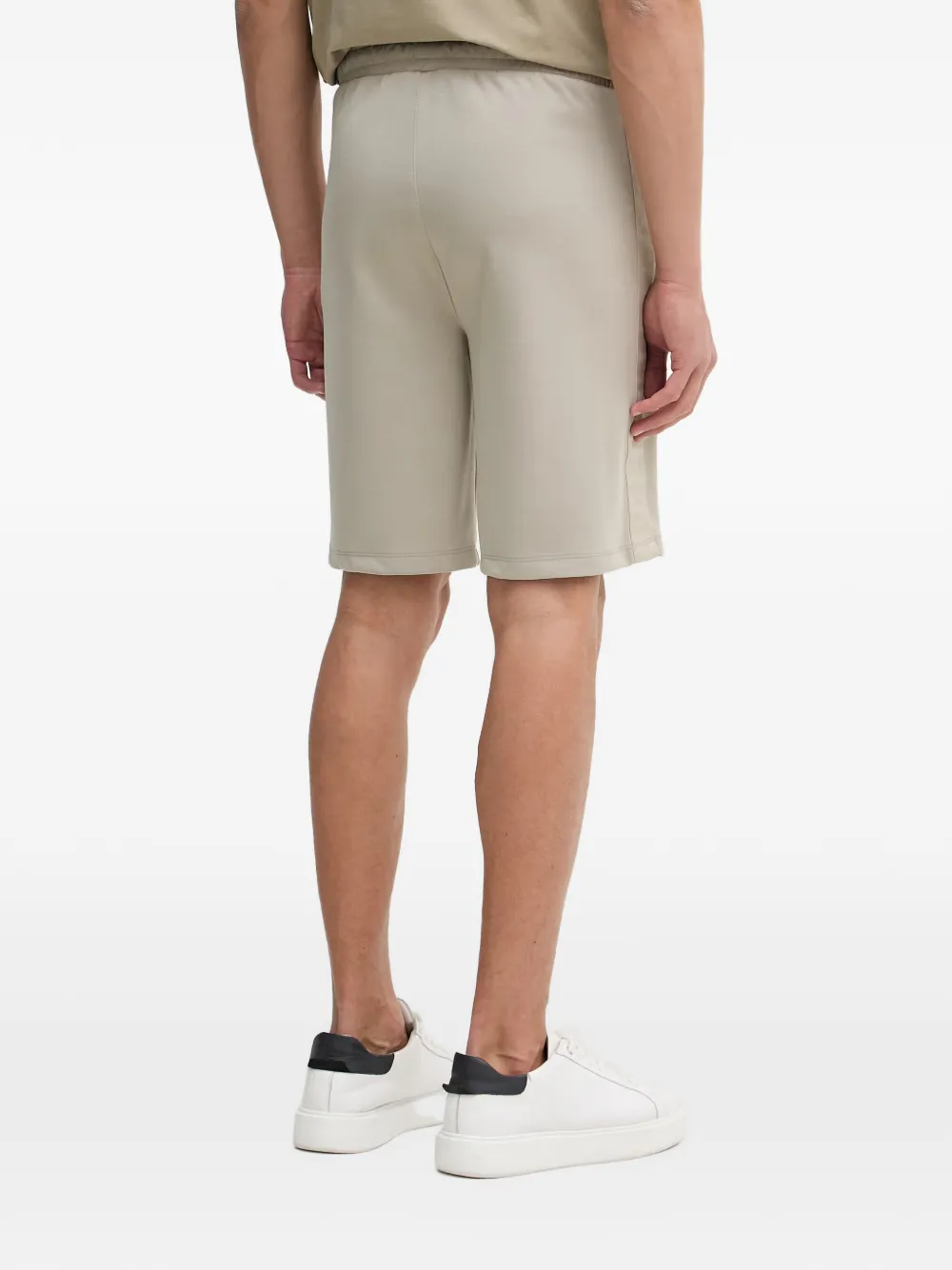Karl Lagerfeld Shorts met logoband Beige