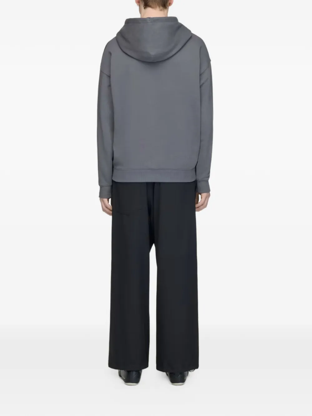 Y-3 French Terry Liquid logo hoodie Grijs