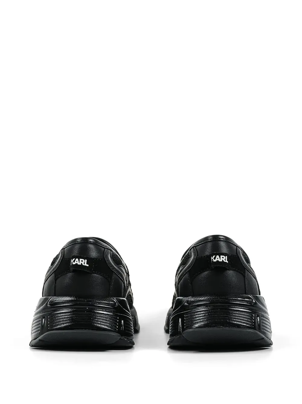 Karl Lagerfeld Orion logo-plaque loafers Zwart