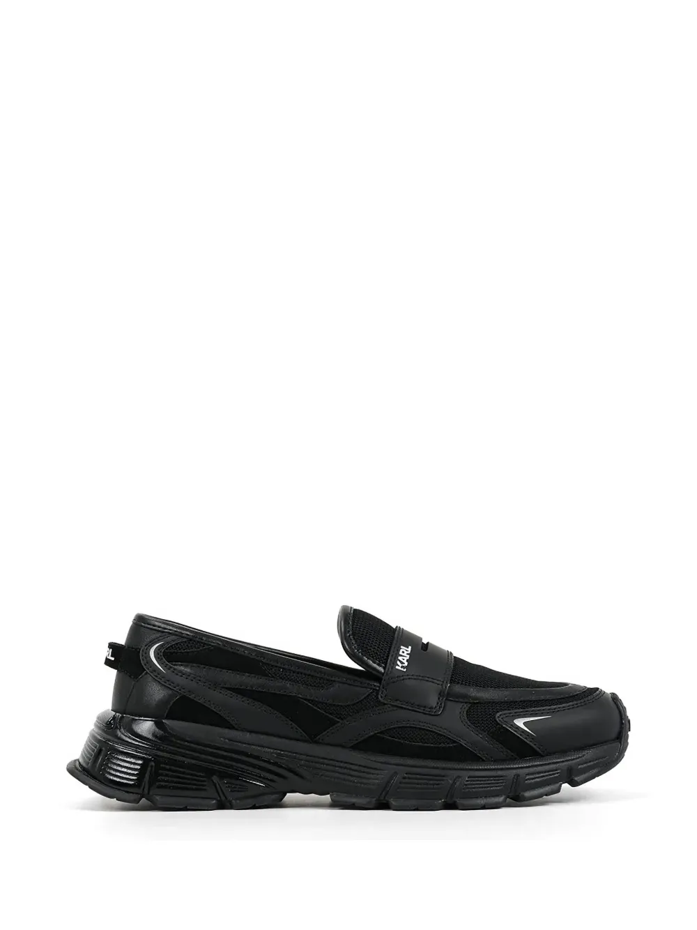 Karl Lagerfeld Orion logo-plaque loafers - Nero