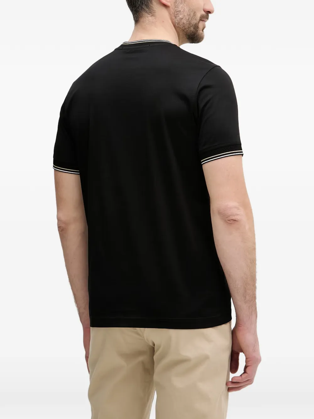 Karl Lagerfeld T-shirt met geborduurd logo Zwart