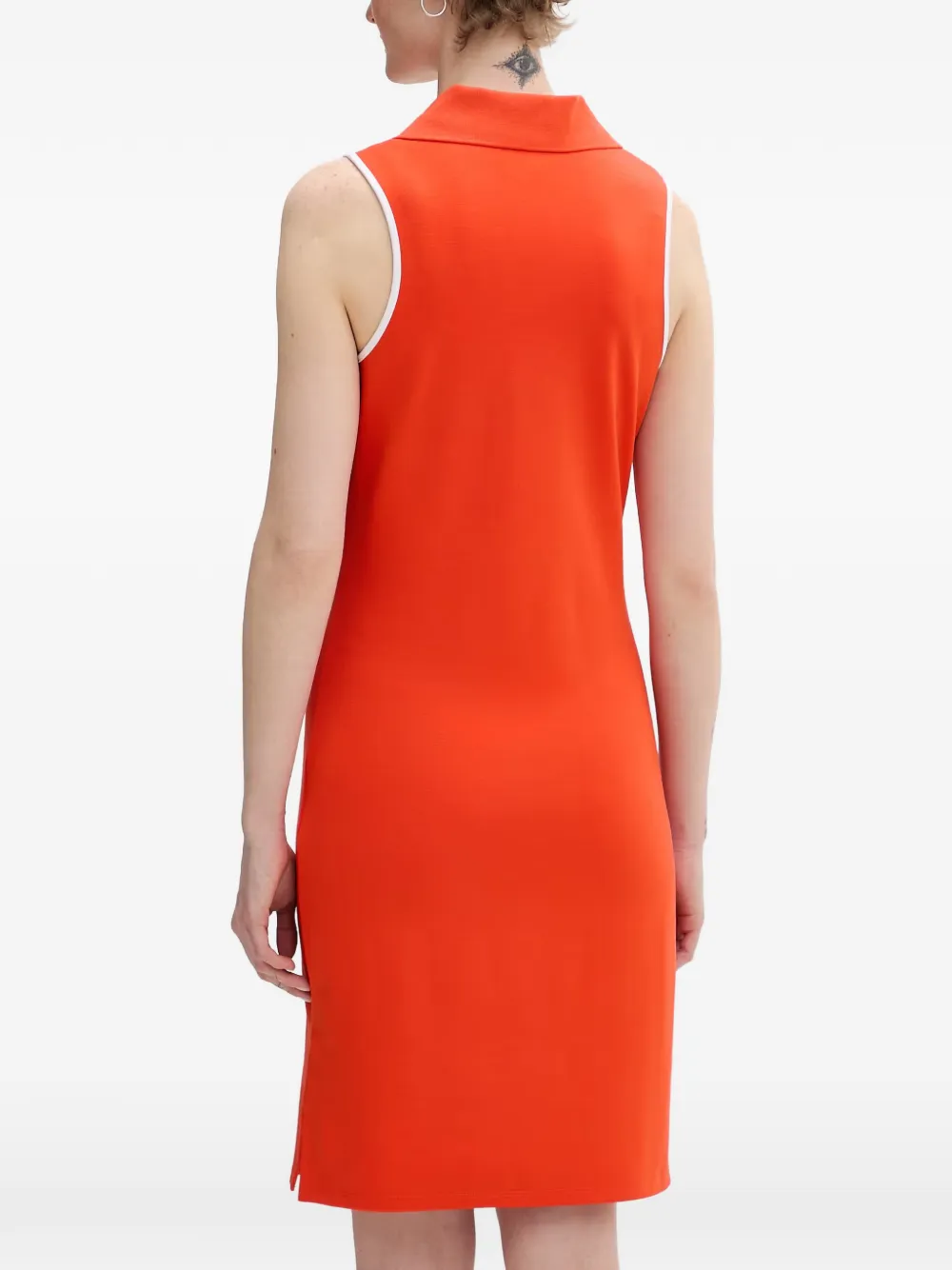Karl Lagerfeld Jeans Mouwloze mini-jurk Oranje