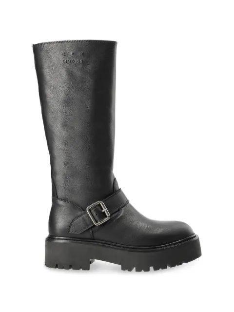 Copenhagen Studios Chunky Biker buckled chunky-sole boots