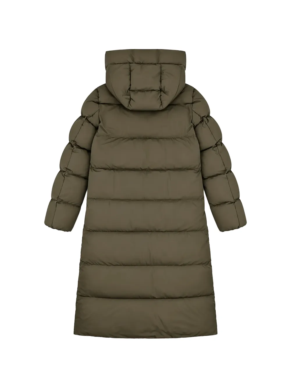 Woolrich Madison hooded quilted coat Groen