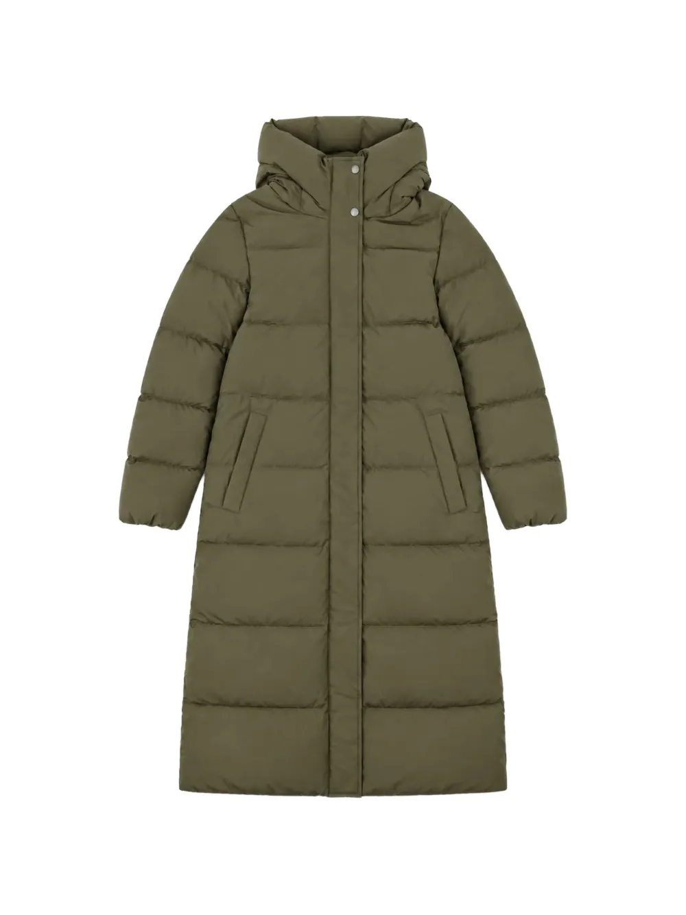 Woolrich Madison hooded quilted coat Groen