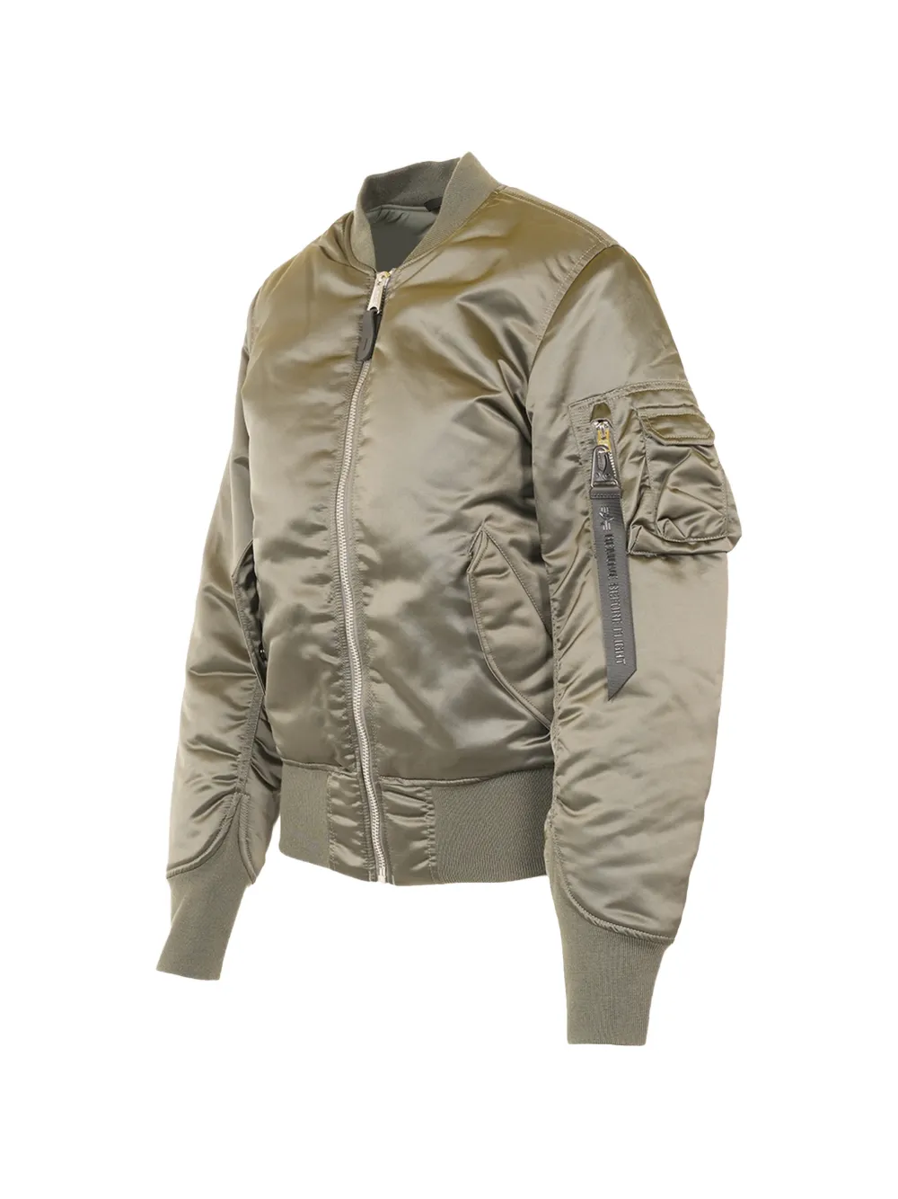 Alpha Industries Bomberjack met rits Groen