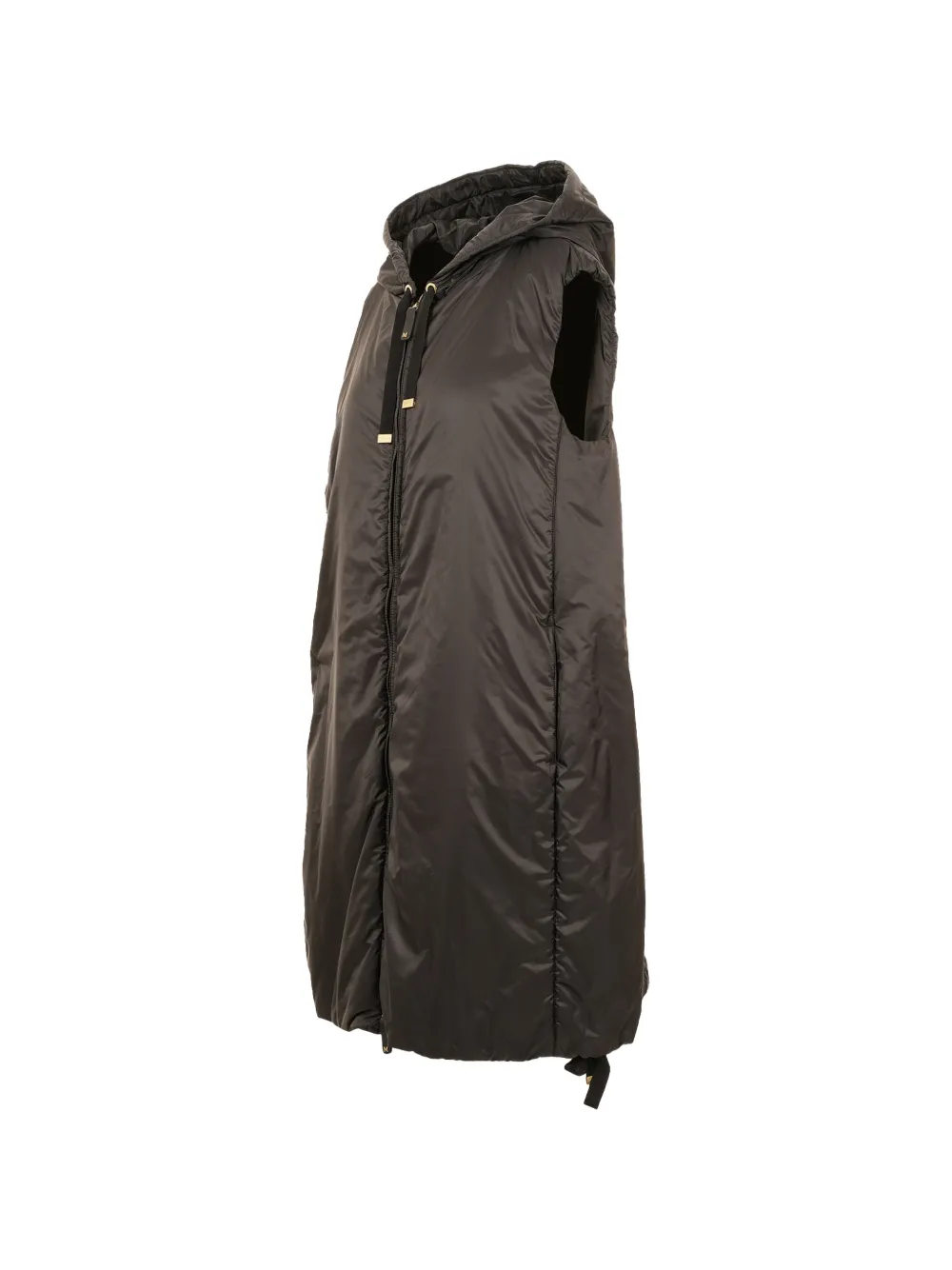 Max Mara The Cube gilet met capuchon Zwart
