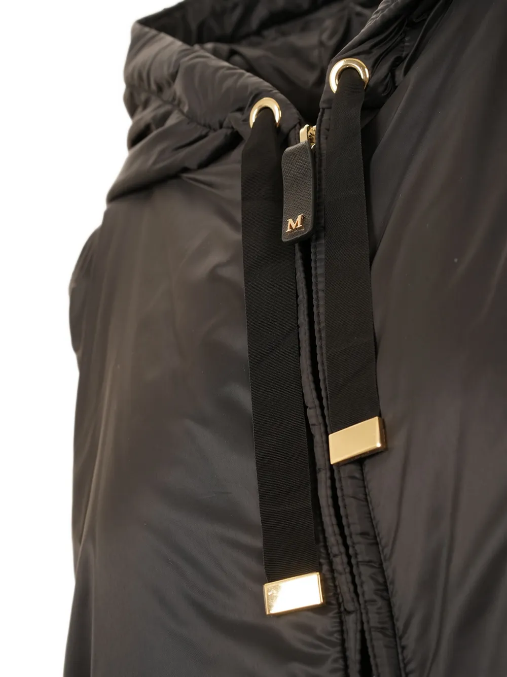 Max Mara The Cube gilet met capuchon Zwart