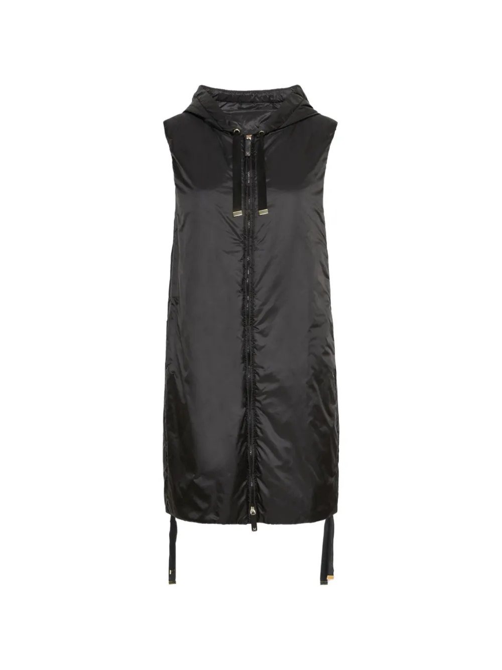 Max Mara Cappotto The Cube smanicato con cappuccio - Nero