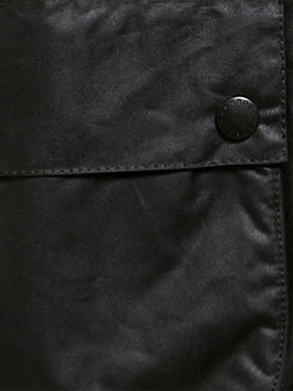 Barbour waxed multi-pocket jacket Groen