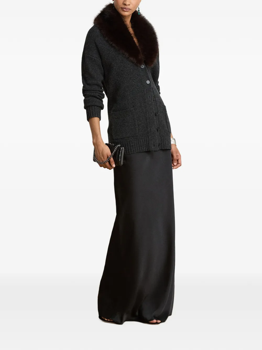 Lauren Ralph Lauren Vest verfraaid met logo's Grijs